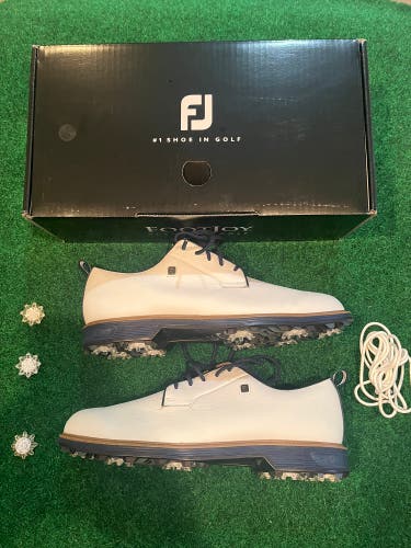 Footjoy Premiere golf shoes 10M White Navy