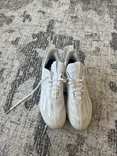 White Used Men's Adidas Molded Cleats Cleats