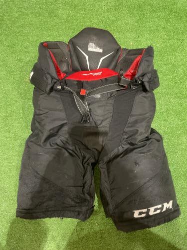 Black Used Senior Small CCM Jetspeed FT4 Hockey Pants