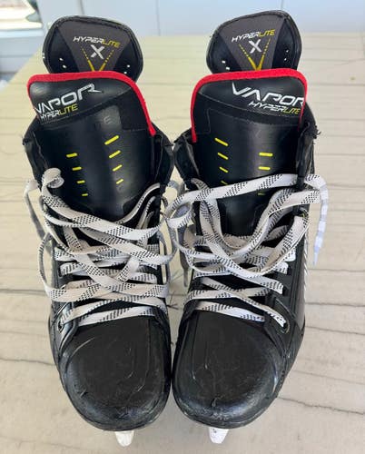 Bauer Vapor Hyperlite Hockey Skates 4.5 w/LS Pulse TI Blades