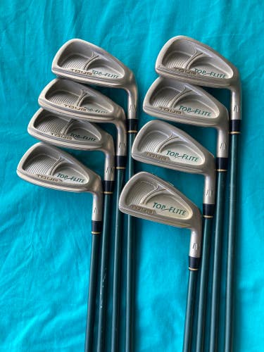 Used Men's Top Flite Tour Iron Set Right Handed Graphite Shaft