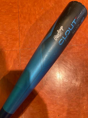 Used 2023 Rawlings Clout Bat USSSA Certified (-10) Alloy 18 oz 28"