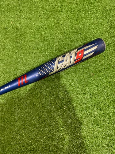 Used 2022 Marucci CAT9 Bat BBCOR Certified (-3) Alloy 30 oz 33"