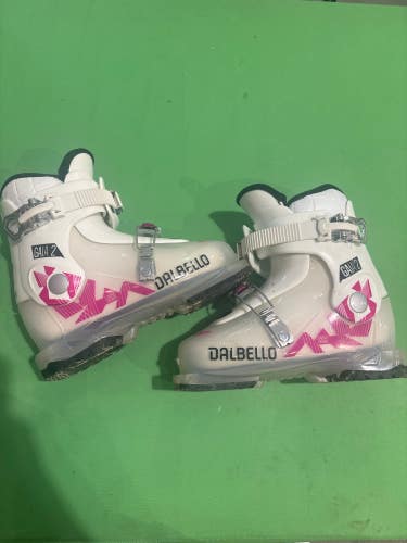 Used Kid's Dalbello Gaia 2 All Mountain Ski Boots Soft Flex (Size:246mm)