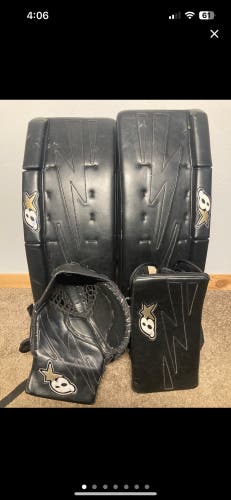 Used 31” +1 Brian’s Netzero full set goalie gear