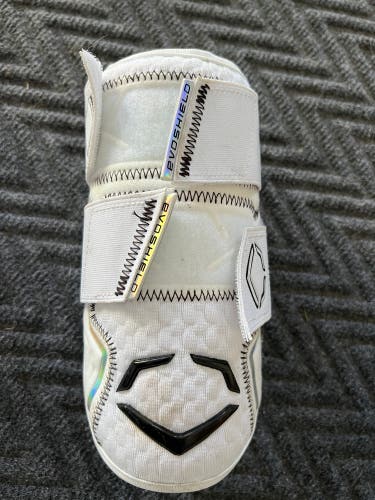 White Used Senior EvoShield Elbow Protection Elbow Guard