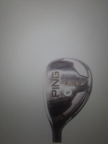 Used Men's 2013 Ping i20 Left Hand Hybrid Stiff Flex 3H