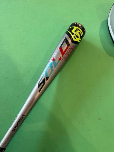 Used 2019 Louisville Slugger Solo 619 Bat USABat Certified (-11) Alloy 17 oz 28"