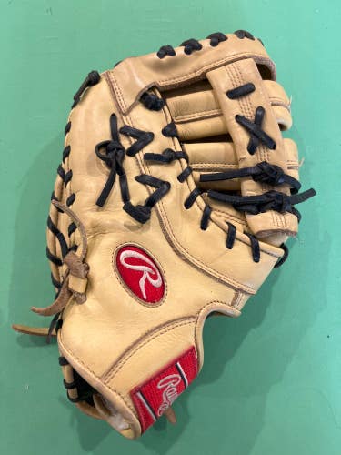 Used Rawlings Gold Glove Elite Left Hand Throw First Base Baseball Glove 13"