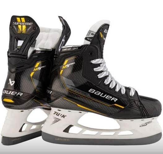 BAUER SUPREME M5 PRO ICE HOCKEY SKATE - INTERM SIZE 5.5  FIT 3 - T-1 STEEL NEW