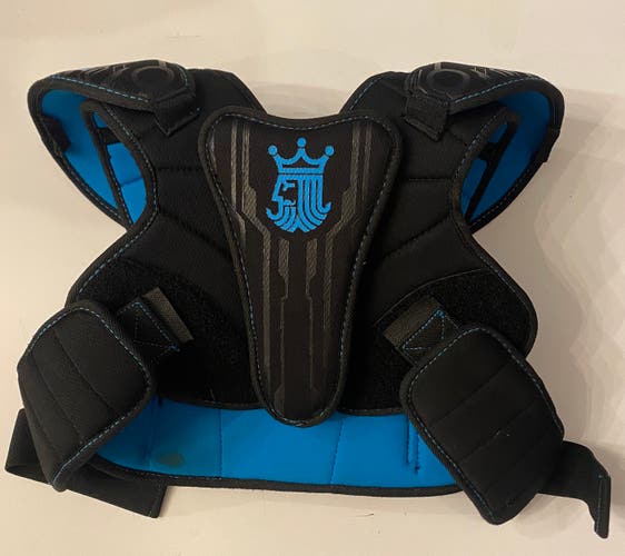 Brine Uprising Lacrosse Chest Protector Youth Black Medium