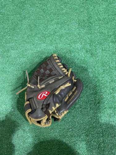 Brown Used Rawlings Highlight Series Right Hand Throw Infield Baseball Glove 11"