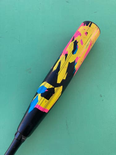 Used 2022 DeMarini Zoa Glitch Bat USSSA Certified (-5) Composite 26 oz 31"