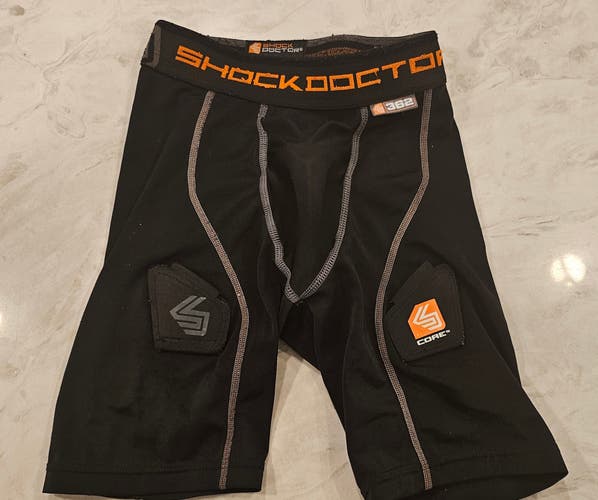 Used Shock Doctor 362 Jock Compression Shorts - Boys Medium