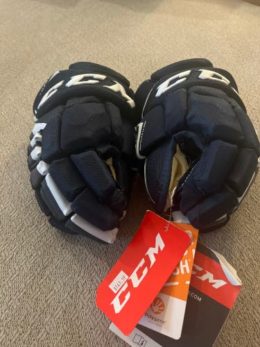 New CCM FT4 Pro Gloves 11” Navy