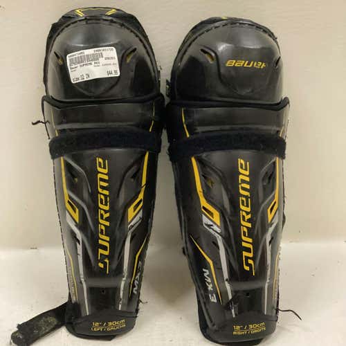 Used Bauer Supreme Mx3 12" Hockey Shin Guards