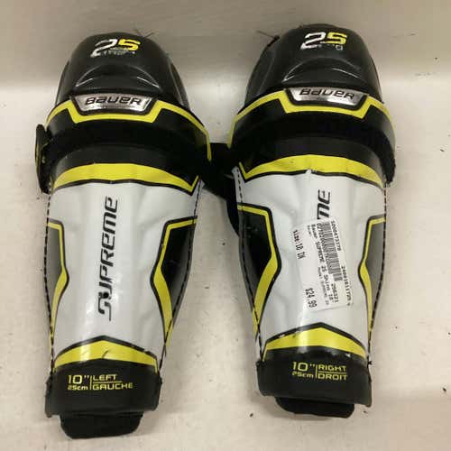 Used Bauer Supreme 2s 10" Hockey Shin Guards