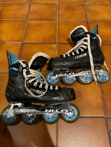 Used Senior Bauer RSX Inline Skates Regular Width Size 9