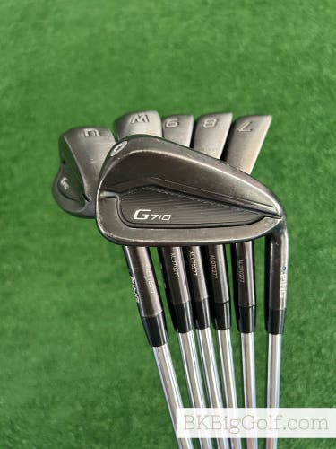 Ping G710 Black Iron Set 6-U / Ping AWT 2.0 X Extra Stiff