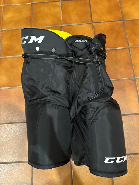 Black New Senior XL CCM Tacks 9550 Hockey Pants