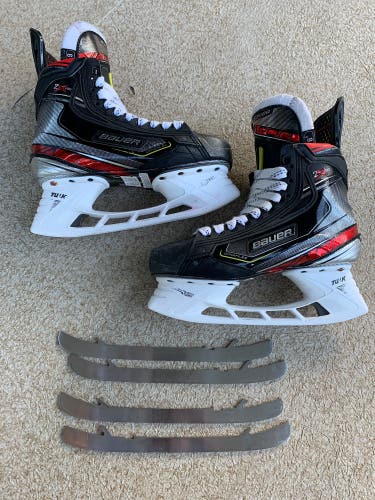 Used Intermediate Bauer Vapor 2X Pro Hockey Skates Regular Width 6