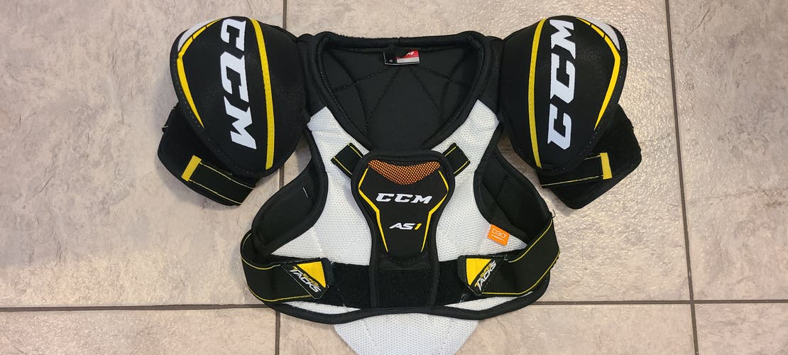 Used Small Youth CCM Super Tacks AS1 Shoulder Pads