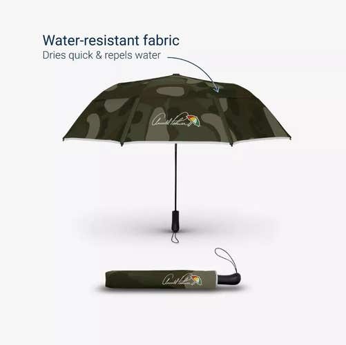 NEW * Weatherman ARNOLD PALMER CAMO COLLAPSIBLE Umbrella