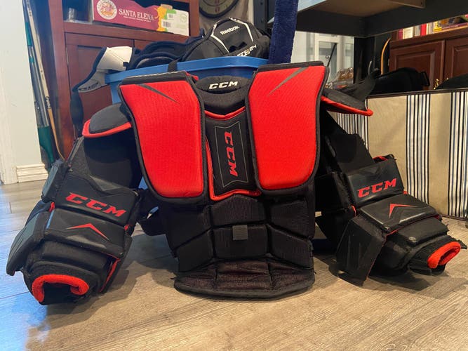 Used  CCM  Extreme Flex E1.5 Goalie Chest Protector