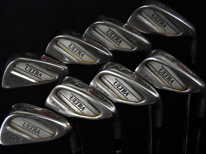 WILSON ULTRA IRON SET (8) FLEX:REGULAR LENGTH: (3) 38 IN RIGHT HANDED