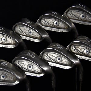 PING EYE IRON SET (8) FLEX:REGULAR LENGTH: (5) 38.5 IN RIGHT HANDED