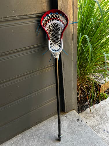 Maverik Tactik 3.0 Dyed Red On Mav Union Shaft Pro Strung W/ Hero 3.0 Semi Soft