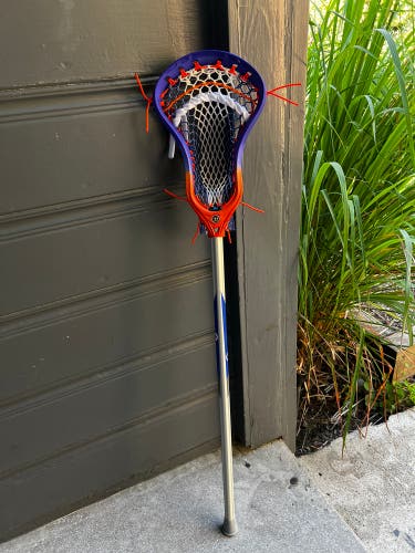 Warrior Evo QX2-D head a EVO Alloy Shaft , Professionally Strung (complete stick)