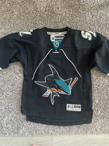 San Jose Sharks Jersey SizeYouth Small/Medium