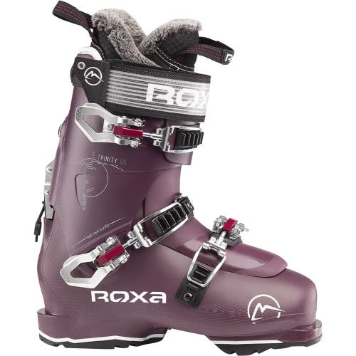 NEW 25.5 Roxa Trinity Mondo 85 flex alpine downhill ski boots with grip walk.