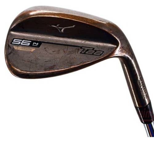 Mizuno T22 Denim Copper 56 Degree Wedge Right Hand Steel Stiff Flex 35.5"