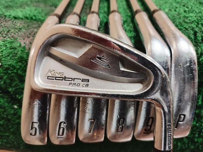 King Cobra Pro CB Forged Golf Iron Set 4-PW, Steel Shaft Regular Flex NS PRO