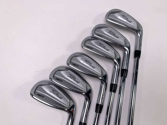 Titleist 718 CB Iron Set 5-PW KBS Tour Stiff Steel Mens RH Midsize Grips