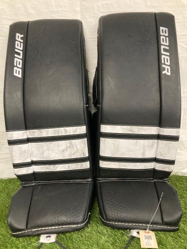 Black Used 30" Junior Bauer GSX Goalie Leg Pads