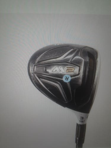 Used Men's 2016 TaylorMade M2 Right Handed Fairway Wood Regular Flex 3 Wood