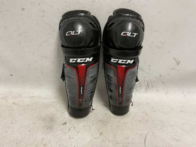 Used Ccm Qlt 9" Hockey Shin Guards