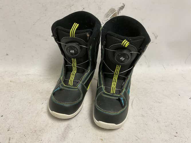 Used K2 Mini Turbo Boa Youth 13.0 Boys' Snowboard Boots