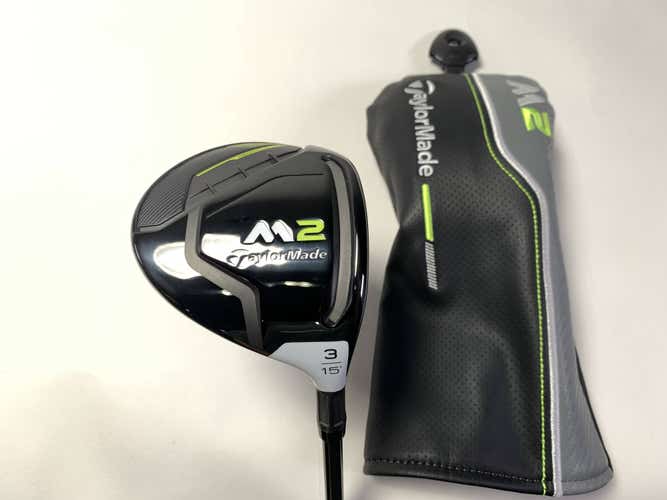 TaylorMade M2 2016 3 Fairway Wood 15* REAX 55g Regular Graphite Mens RH HC NEW