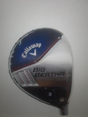 Used Men's 2014 Callaway Big Bertha Right Handed Fairway Wood Senior Flex 3 Wood