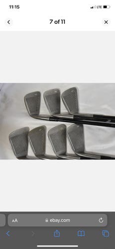 New Men's Mizuno Right Handed Regular Flex Graphite Shaft MP 7 Iron Set