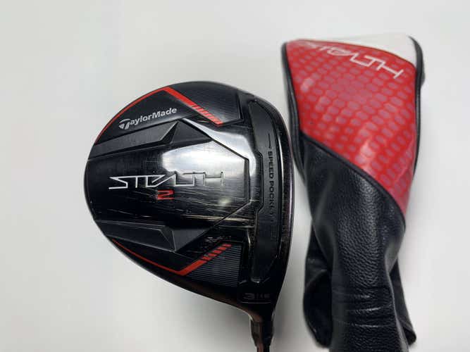 TaylorMade Stealth 2 3 Fairway Wood 15* Fujikura Ventus TR 6-S Stiff Graphite RH