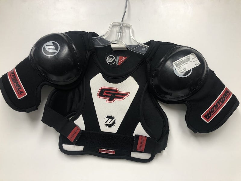 Used Winnwell Gf Sm Ice Hockey Shoulder Pads