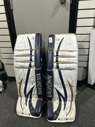 Used Vaughn Velocity 4 35" Goalie Leg Pads