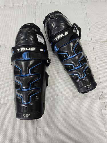 Used True Xc9 12" Hockey Shin Guards