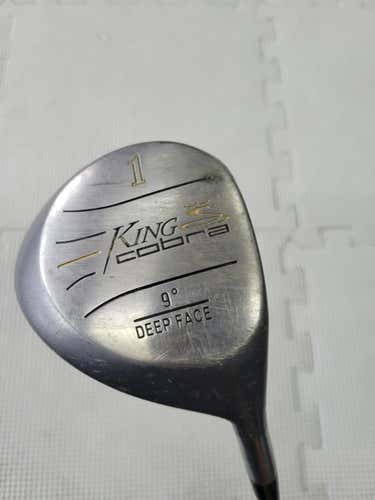 Used Cobra King Cobra Deep Face 9.0 Degree Senior Flex Graphite Shaft Drivers