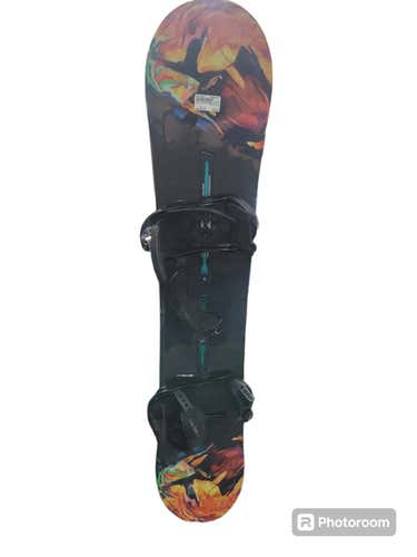 Used Burton Socialite 142 Cm Women's Snowboard Combo